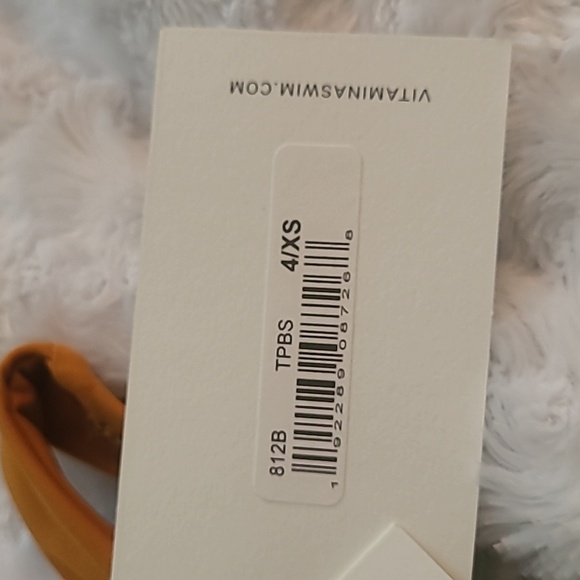 Vitamin A California Cut Bikini Bottom Marigold - Picture 7 of 8